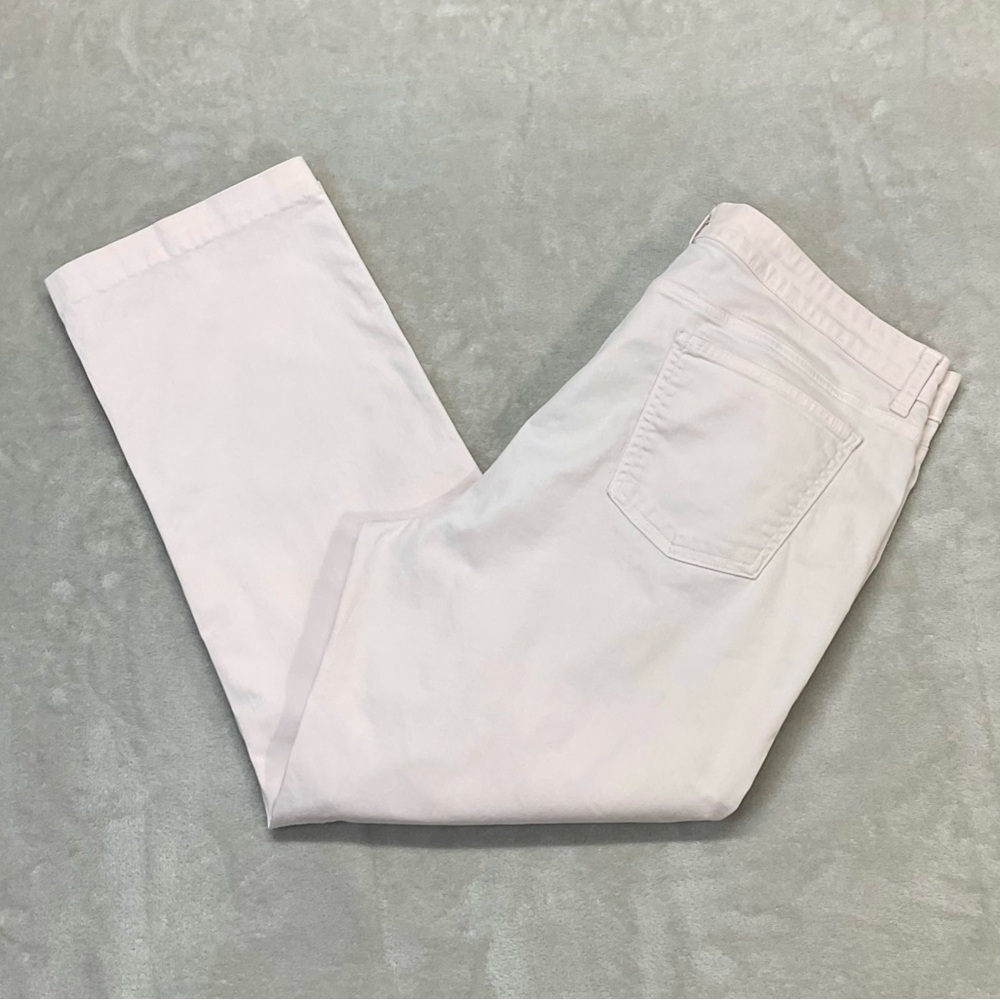Eileen Fisher Pink Organic Cotton Straight Jeans Womens Plus Sz 16